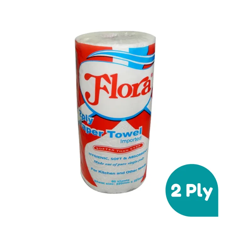Flora Kitchen Paper Towel 2Ply Single - A1001B