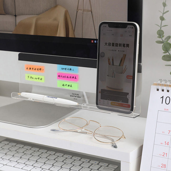 Creative Acrylic Monitor Message Memo Board Sticky Notes Board Monitor