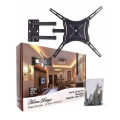 Universal Screen TV Wall Bracket Mount Tilt Swivel Support 14 to 55 inches up to 50 Kg HDL-117B-2 Plasma LCD Television Holder Vesa Cold Rolled Steel Durable Powder Coat Finish Office Home TV Stand. 