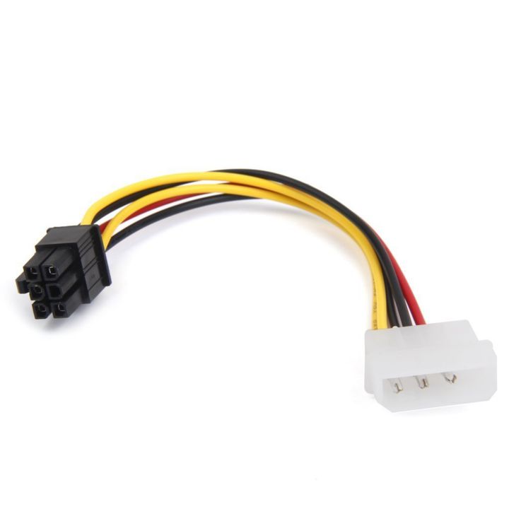 4 pin connector adapter-2 x P4 / power cable P6-As shown