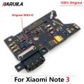 New Original USB Charging Port Plug Dock Connector Board Flex Cable With Full IC For Xiaomi Mi Note 3 Charging Connector Board. 