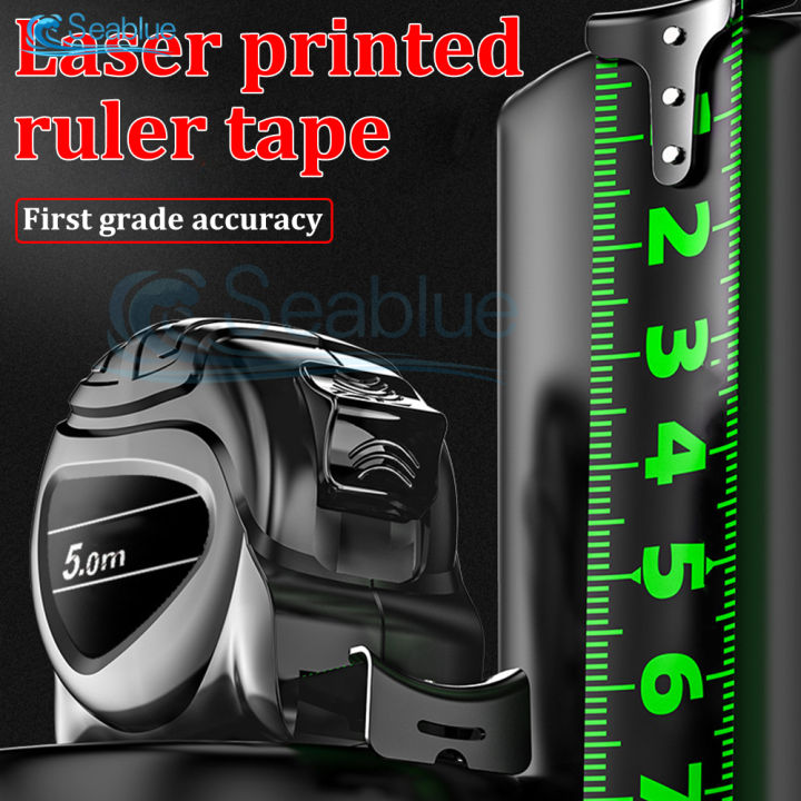 Metre Ruler 10m 5m/7.5m/10m Fluorescent Steel Tape Measure Meter Wear-Resistant ...