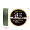 bellylady Angryfish 100m/109yds 4 Strands Braided Fishing Line 10lb-80lb Super Strong Anti-bite Wear-resistant Lure Fishing Wire. 