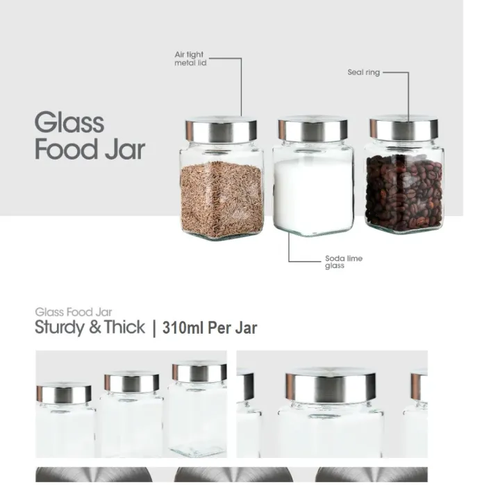 Spices%20Container%206%20x%20310ml%20/%20Spices%20Bottle%20Set%20Airtight%20Lid/%20Kitchen%20Canisters%20&%20Jars%20/%20Glass%20Storage%20Bottle%206%20/%20Spices%20Containers%20Set%20Glass%20/%20Glass%20Bottle%20Jar%20Set%20/%20Seasoning%20Jar%20/%20Kitchen%20Storage%20Containers%20/%20BPA%20Free%20Jars%20-%20Image%202