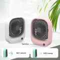 Portable Mini Fan ZB083 |  desk fan desktop handheld mini fan USB charging desktop student dormitory silent fan. 