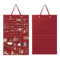 Storage Necklace Hanger Holder Display Girls Jewelry Felt Earrings Hanging Organizer Wall. 