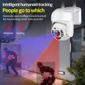 5G WI-FI Security Camera Outdoor Tuya Moving Detection 1080P Infrared Night Vision CCTV IP 360° Rotating Surveillance Cameras. 