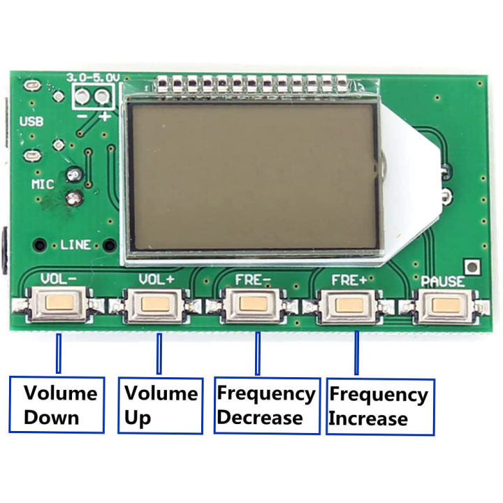 Digital%20Fm%20Wireless%20Stereo%20Board%20Frequency%20Modulation%20Module%20Amplifier%20Lcd%20Display%20Dsp%20Diy%20Kit%20-%20Image%205