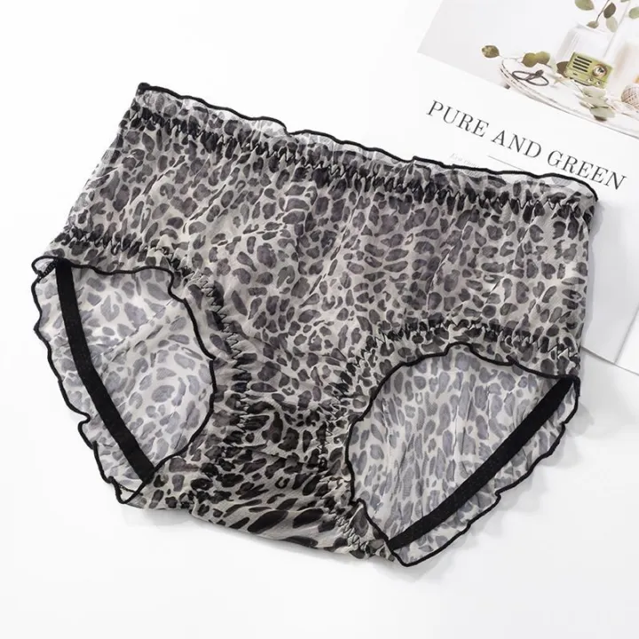 Leopard%20Print%20Mid%20Waist%20plus%20Size%20Underwear%20Women's%20Mesh%20Summer%20Ultra-Thin%20FatMMComfortable%20Breathable%20High%20Elastic%20Panties%20-%20Image%206