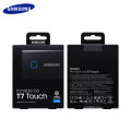 New specials SAMSUNG Portable T7 Touch USB 3.2 1TB 2TB Type-C Solid State Drive Fingerprint Security External SSD for Laptop PC. 