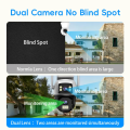 High-Resolution 4G PTZ Outdoor Security 2Mp Camera with Dual Night Vision Lens, Pan/Tilt, and Two-Way Audio (code:1026b). 