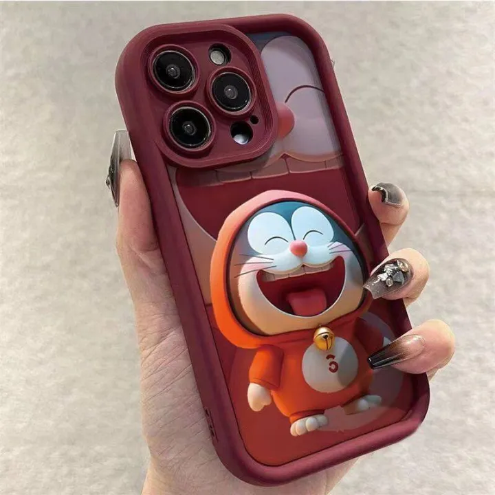 Cellphone%20Case%20For%20Huawei%20Y9%20Prime%202019%20P30%20P40%20P50%20P20%20Pro%20Mate%2020%2030%2040%20Pro%20Casing%20Soft%20Silicone%20Angel%20Eyes%20Cartoon%20Cute%20Doraemon%20Pendant%20Full%20Protection%20TPU%20Camera%20Protective%20Square%20Shockproof%20Matte%20-%20Image%2010