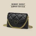 【Pet Pink Exclusive】BORRY ROASPopular Style Rhombus Envelope Package Portable Shoulder Messenger Bag for Women. 