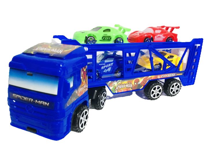Car Carrier container toys for kids, Container toys for kids with four Cars