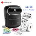 Phomemo M108 Portable Label Sticker Printer,Bluetooth Inkless Thermal Printer. 