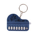 Lightweight Mini Piano Keychain Educational Miniature Key-Shaped Electronic Keyboard Cute Creative Portable Musical. 