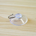 10 Windows Transparent Suction Cup Suction Cup Hook Clothes Jacket Metal Hook. 
