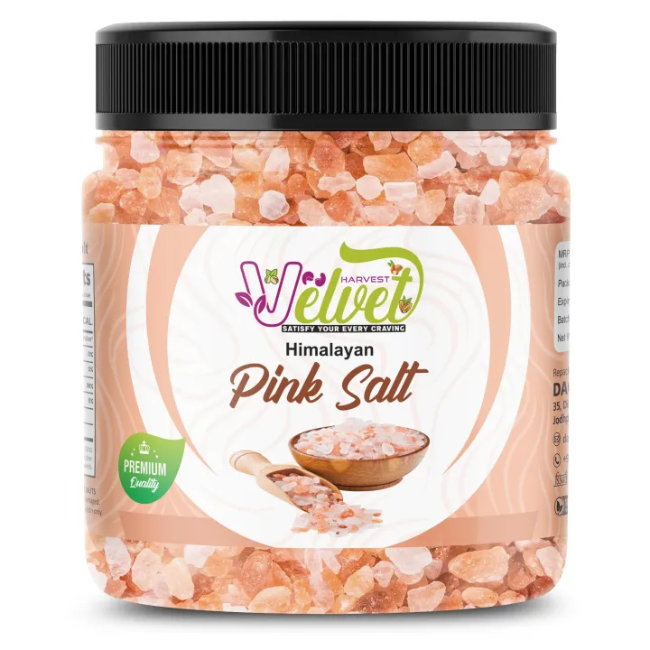 Brindhaa Himalayan Pink Rock Salt Crystals 250g Bottle - Indian Imported