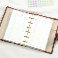 MyPretties 40 Sheets Basic List To Do Check Refills A6 A7 Filler Papers for Personal Pocket 6 Hole Binder Organizer N.1432. 