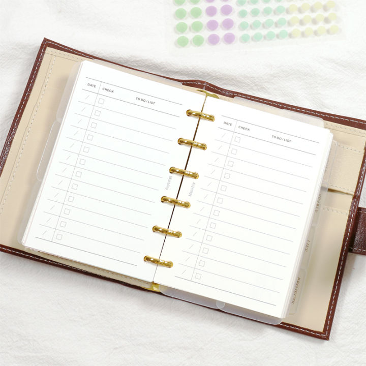 MyPretties%2040%20Sheets%20Basic%20List%20To%20Do%20Check%20Refills%20A6%20A7%20Filler%20Papers%20for%20Personal%20Pocket%206%20Hole%20Binder%20Organizer%20N.1432%20-%20Image%205