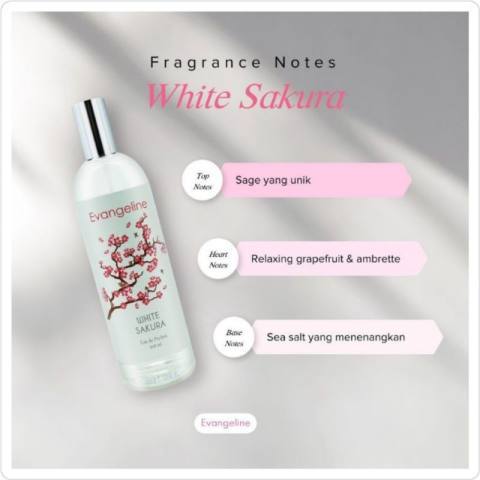 Parfume Wanita EDP Original Evangeline Sakura Series 100 ML(FROM MALAYSIA)