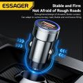 Essager 54W USB Car Charger 5A Fast Charge 3.0 QC PD 3.0 SCP AFC 30W USB Type C Quick Charging For iPhone Huawei Samsung Xiaomi. 