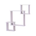 3PCS/Set Square Wall Shelf Hanging Decoration Creative Walls Organizer Decor Stand Racks.