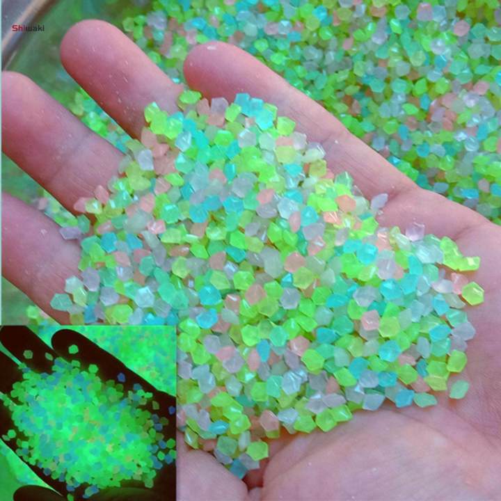 Glowing Stone 3mm-5mm Luminous Stone Gravel Accessory for Plant Pots Decor