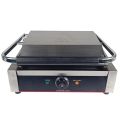 Commercial panini grill full ribbled single 305mm. 