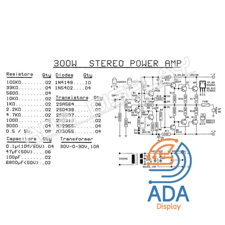 DIY%20Transistor%20Stereo%20Power%20Amplifier%20300W%20a%20Bare%20Printed%20Circuit%20Board%20(1%20PCB%20Board%20ONLY)%20-%20Image%203