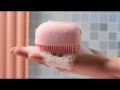 Multifunction Bath Body Brush smbb Silicone Massage 2 in 1 with Shampoo Soap Shower Gel Dispenser Shower Body Massage Brush for Kids, Woman, Men. 