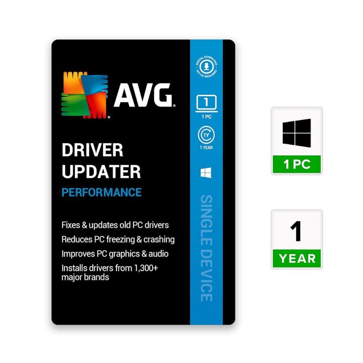 AVG Driver Updater 2025 (1 Year,1 PC)