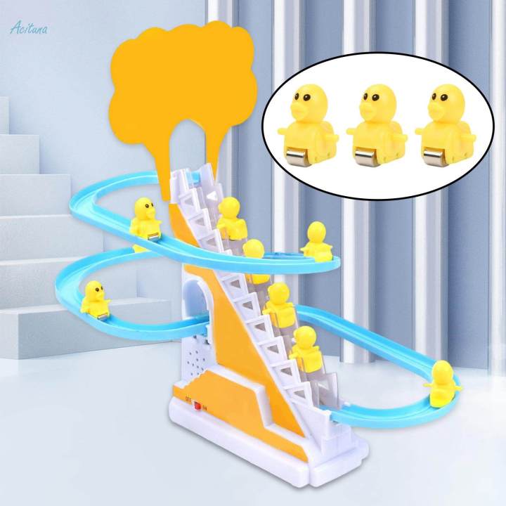 3x%203Pcs%20Roller%20Coaster%20Toy%20Accessories%20Slide%20Stairs%20Toy%20Spare%20Part%20Game%20Parts%20for%20Kids%20,%20Duck%20-%20Image%204