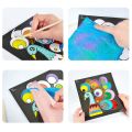 DIY Handmade Stickers Transfer Painting Paper Drawing Art Painting Stickers multi-color mixed. 