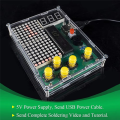 DIY Pixel Game Maker Kit Electronics DIY Soldering Project Practice Solder Learning Assembly with Shell Race Car Games. 