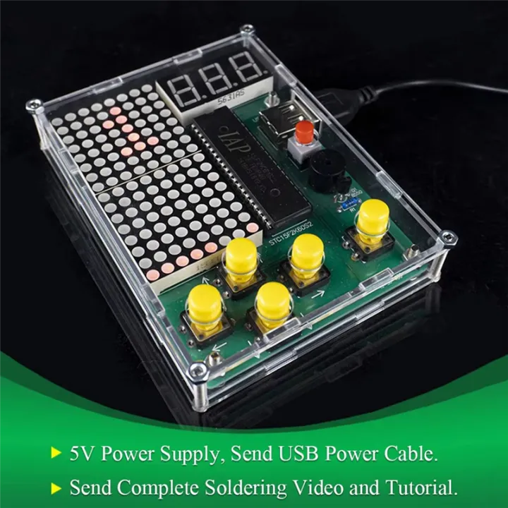 DIY%20Pixel%20Game%20Maker%20Kit%20Electronics%20DIY%20Soldering%20Project%20Practice%20Solder%20Learning%20Assembly%20with%20Shell%20Race%20Car%20Games%20-%20Image%202