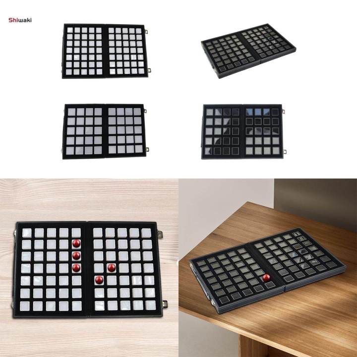 Diamond%20Gemstone%20Display%20Tray%20Multigrid%20Showcase%20Portable%20for%20Store%20Show%20white%2070%20grid%20-%20Image%203