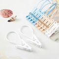 [Random Color] 1Pc Multifunctional Windproof Fixed Strong Plastic Clothespin With Rope / Household Drying Clothes Clip Quilt Retaining Pegs / Travel Portable Powerful Non-slip Socks Clip / Small Plastic Clothes Drying Clip / Bag Sealing Clip. 
