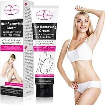 Aichun%20Beauty%20Whitening%20Hair%20Removing%20Cream%20for%20Face%20Body%20Legs%20Bikini%20Abhr%20with%20Painless%20Collagen%20&%20Milk%20100ML%20-%20Image%203