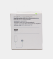 Apple 20W White USB-C Power genuine Adapter UK pin-Replacement warranty. 