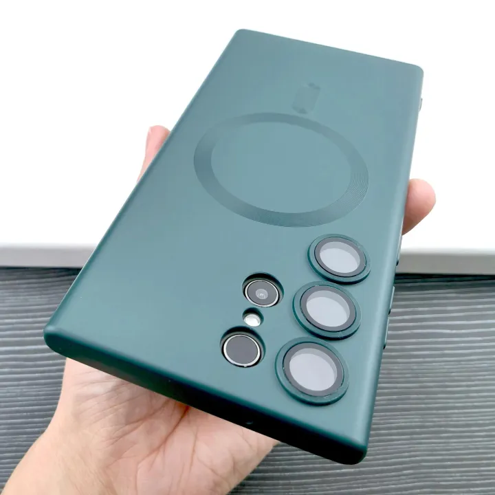 Soft%20Silicone%20For%20Magsafe%20Case%20For%20Samsung%20Galaxy%20S24%20S23%20S22%20S21%20Ultra%20Plus%20S%2024%2023%2022%2021%20Phone%20Mag%20Safe%20Camera%20Lens%20Full%20Cover%20-%20Image%202