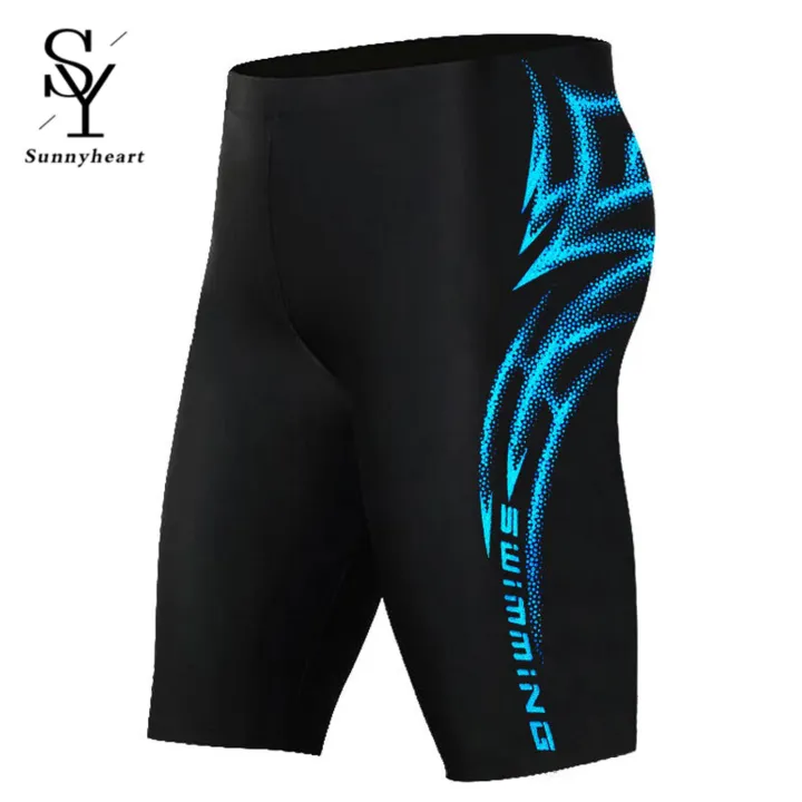 Sunnyheart%20Men%20Swimming%20Pants%20Men's%20Quick%20Dry%20Color%20Matching%20Swimming%20Trunks%20for%20Water%20Sports%20Slim%20Fit%20Breathable%20Mid%20Waist%20Bathing%20Boxers%20Surfing%20Shorts%20Long%20Swim%20Trunks%20-%20Image%202