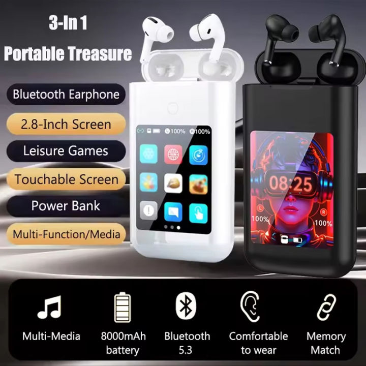 Large%20Screen%20Touch%20Earphone%20Large%20Battery%20Multiple%20Function%20In%20Ear%20Style%20Headphone%20Flashlight%208000mAH%20Power%20Bank%20Music%20Game%20-%20Image%202