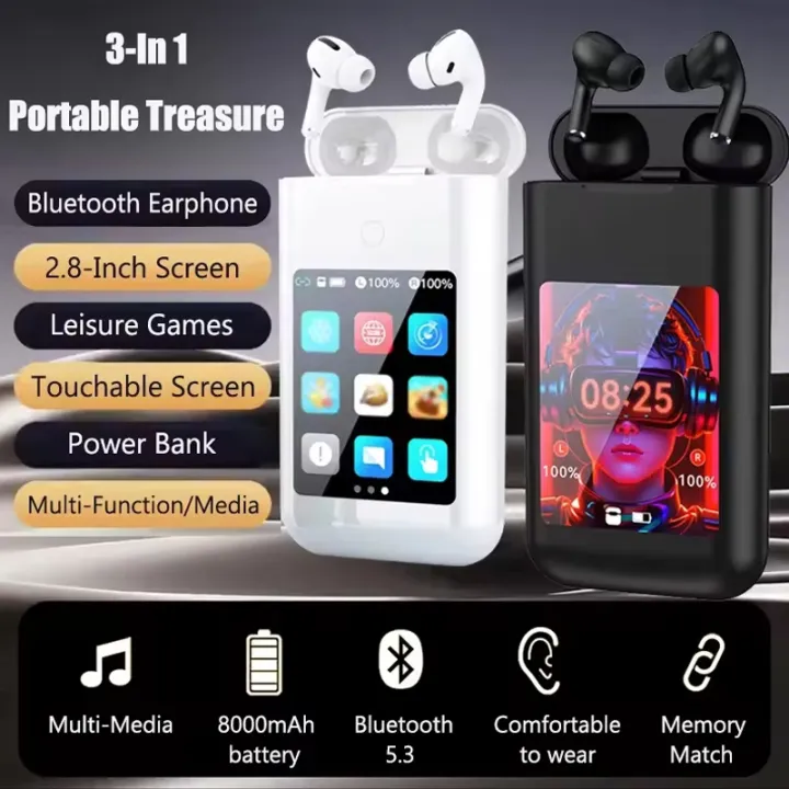 Large%20Screen%20Touch%20Earphone%20Large%20Battery%20Multiple%20Function%20In%20Ear%20Style%20Headphone%20Flashlight%208000mAH%20Power%20Bank%20Music%20Game%20-%20Image%202