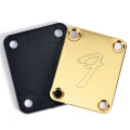 1Set 70S 4-Bolt Guitar Neck Plate Neckplate With Screws Reinforced Neck Plastic Back Plate (Gold). 