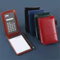 Notebook With Pen Refills Mini Notebook With Pen Refills Small Notebook With Calculator Notebook With Calculator Pocket PU Leather Notebook. 