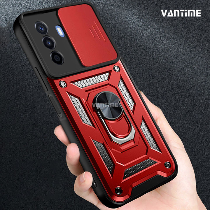 Vantime for HUAWEI nova Y70 Y71 Case Hard Sliding Lens Protect
