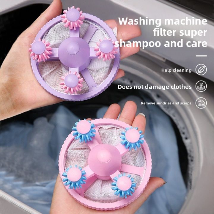 3pcs New Reusable Pet Hair Remover 4 Rollers with Net Bag Lint Catcher ...