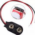9V Battery Connector Snap Clip Buckle with Lead Wires. 
