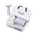 【Miga Plaza】Men Classic Silk Tie Set Bow Ties Necktie Pocket Square Cufflink FREE GIFT BOX Set. 